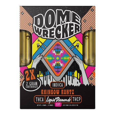 Dome Wrecker Rainbow Runtz THC-A Duo Devices - 4000mg