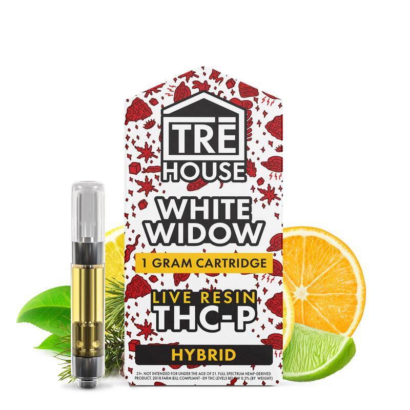 Live Resin THC-P Cartridge - White Widow - Hybrid 1g